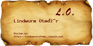 Lindwurm Otmár névjegykártya